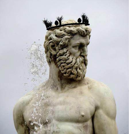 Fuente de Neptuno en Florencia.
