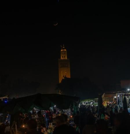 La luna nueva de Marrakesh.