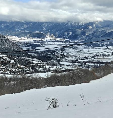 La Cerdanya blanca desde Ardòvol, Prullans.