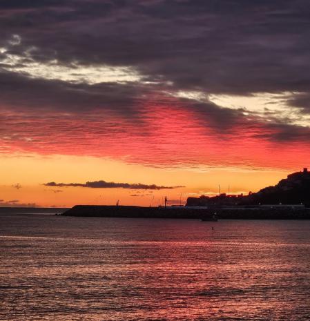 Amanecer en L'Escala.