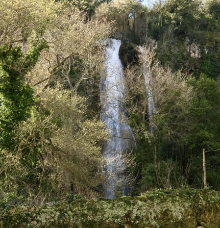 Salt de la Caula después de las lluvias de enero.