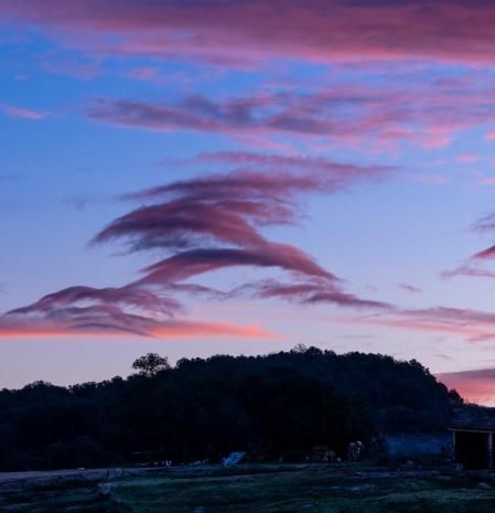 Amanecer en Sant Martí Sescorts.