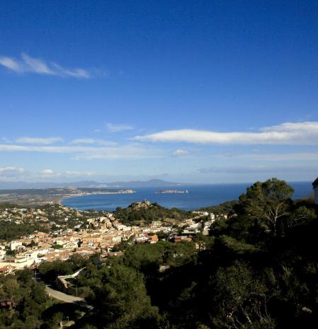 El Baix Empordà visto desde Begur.
