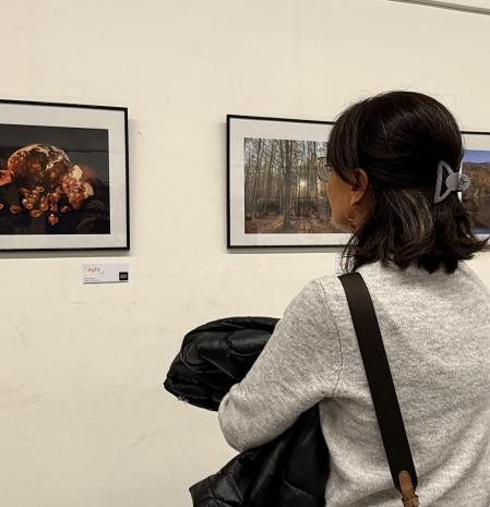 La asociación AGFA ha inaugurado la exposición 'Fragments de Tardor' en el local social de la asociación de vecinos de Les Pedreres Fora Muralla.