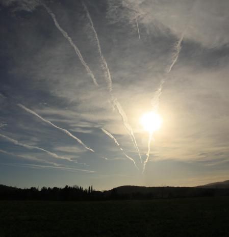 El cielo de Palafrugell.