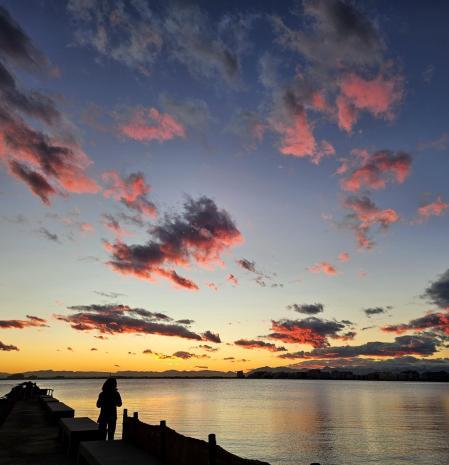 El mirador del atardecer en Roses.