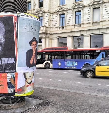 La mirada urbana de los carteles.