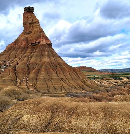 Esplendor primaveral en las Bardenas Reales.
