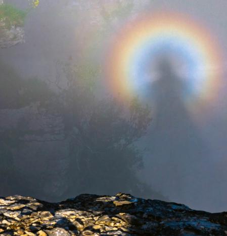 Espectro de Brocken en Vilanova de Sau.