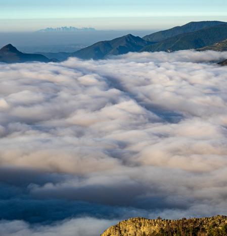 Montañas vistas desde el Berguedà.