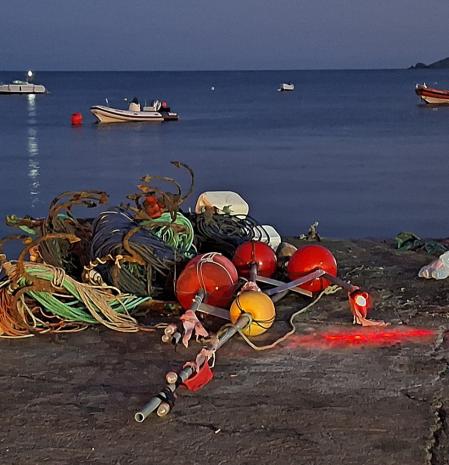 La hora azul de la Isleta del Moro.