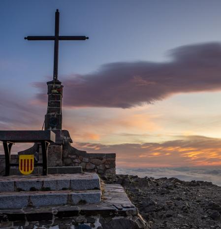 Amanecer en el Matagalls.