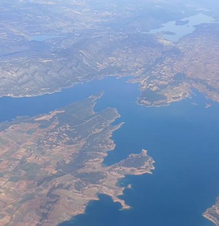 Pantano a vista de avión.