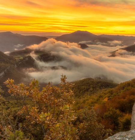 El mirador del silencio de Tavertet.