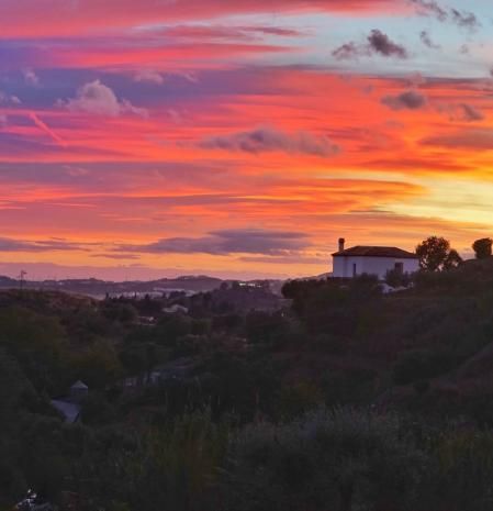 Atardecer en Mijas, Málaga