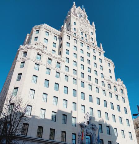 Edificio de la Telefónica en Madrid.