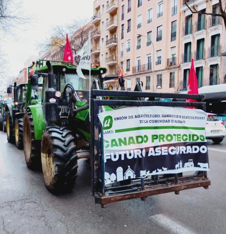 La tractorada de Madrid.