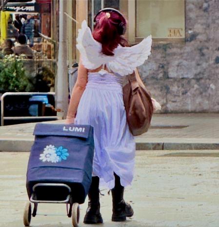 Compra de Carnaval en Barcelona.