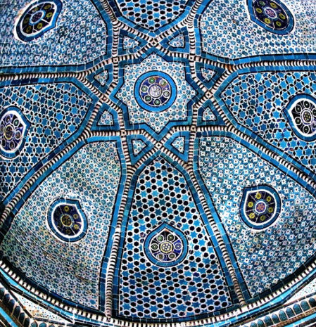 Cúpula de una mezquita de Uzbekistán.