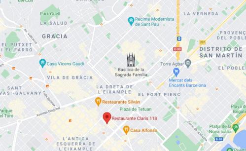 Claris 118, dos menús del día imbatibles