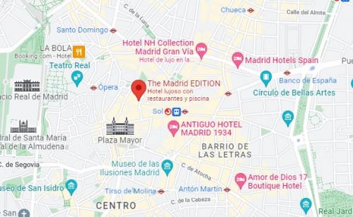 The Madrid Edition, nuevo hotel de lujo con dos restaurantes latinos de alto nivel