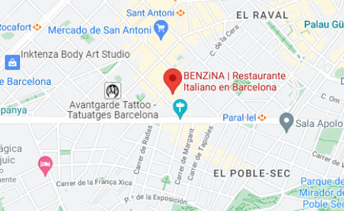 Benzina: pasta, cócteles y rock and roll