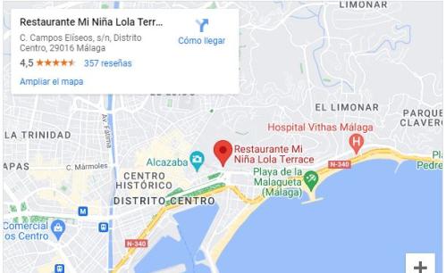 Mi Niña Lola Terrace, el restaurante desde el que Málaga mira al mar
