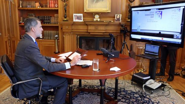 El Rey afirma que las autoridades están haciendo lo posible por solucionar los efectos de Filomena El Rey afirma que las autoridades están haciendo lo posible por solucionar los efectos de Filomena