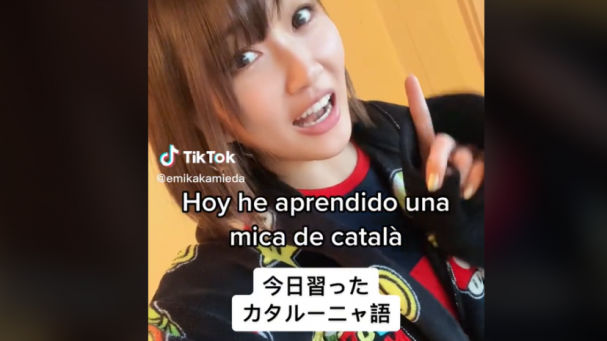 Una japonesa enloquece las redes hablando en catalán: “m’encanta el pernil”