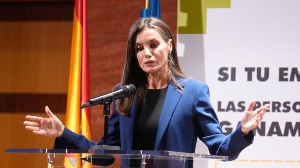 La Reina, en el acto institucional del año pasado a favor de la inclusión&nbsp;