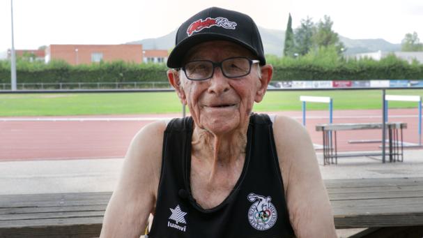 Lluís Marimon, atleta de 97 años&nbsp;