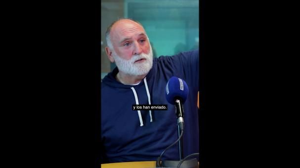 José Andrés: “Como nos despistemos, ya tenemos aquí la Tercera Guerra Mundial”