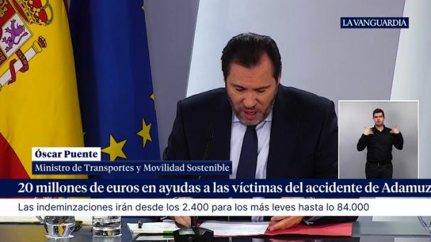 El Gobierno aprueba ayudas por 20 millones de euros a las víctimas de Adamuz y Gelida