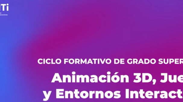 El Ciclo Formativo de Grado Superior en Animación 3D, Juegos y Entornos Interactivos de la ENTI-UB aplica al mundo del entretenimiento y el espectáculo, la museología, la educación, la medicina...