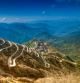 Beautiful Curvy roads on Old Silk Route, Silk trading route between China and India, Sikkim