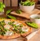 Pizza de guisantes