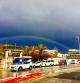 Doble arco iris en Castelldefels.