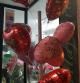 Globos por San Valentín.