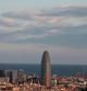 Vista de Barcelona desde los jardines del doctor Pla i Armengol en el Guinardó.