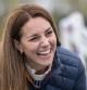 Kate Middleton durante una visita a Cheesy Waffles Project el martes.