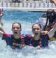 Campeonas.El Barça, cuyas jugadoras, eufóricas, se lanzaron al agua en el hotel de Tenerife, supera ya al Athletic Club como equipo con más Ligas. El domingo puede sumar su primera Champions en Göteborg