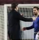 Pochettino y Messi el pasado mes de febrero en el Camp Nou