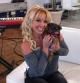 Britney Spears posa con uno de sus perros