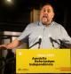 Oriol Junqueras recibió los abucheos de independentistas en el Fossar de les Moreres