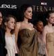 Cast member Angelina Jolie poses with her children Maddox, Vivienne, Zahara, Shiloh and Knox at the premiere for the film 