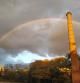 Arco iris en la chimenea de Terrassa.