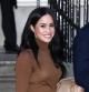 La duquesa de Susssex, Meghan Markle, con un 'total look' marrón