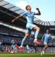 MANCHESTER, ENGLAND - AUGUST 28:  Ferran Torres of Manchester City celebrates after scoring their second goal during the Premier League match between Manchester City  and  Arsenal at Etihad Stadium on August 28, 2021 in Manchester, England. (Photo by Chloe Knott - Danehouse/Getty Images)