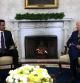 Biden con el emir de Qatar, ayer en el despacho oval de la Casa Blanca