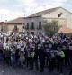 Centenares de personas se han concentrado en la localidad de Valladolid